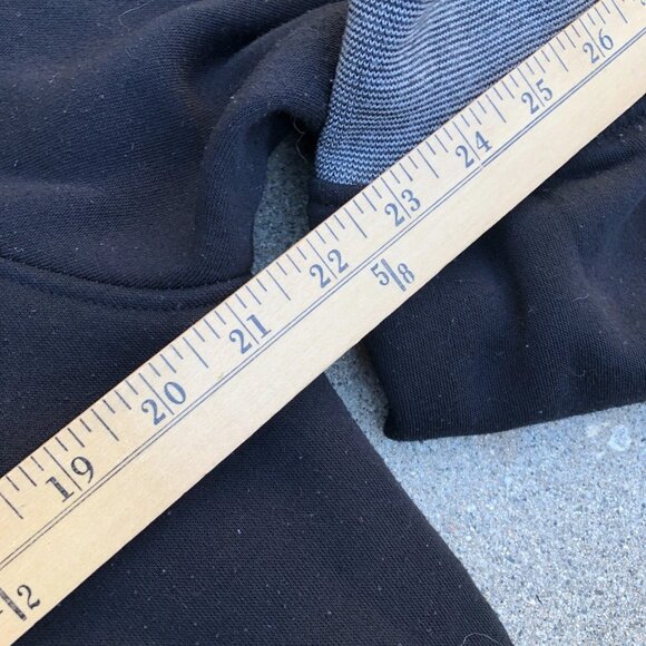 ZOO YORK Full Zip Hoodie Jacket LG Men's Black Sherpa Fleece Lined Winter Heavy - Picture 10 of 10